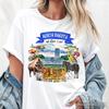 Artistic North Dakota State Themes and Landmarks T-and Kids Tshirt, Tee for History and Travel Lovers
