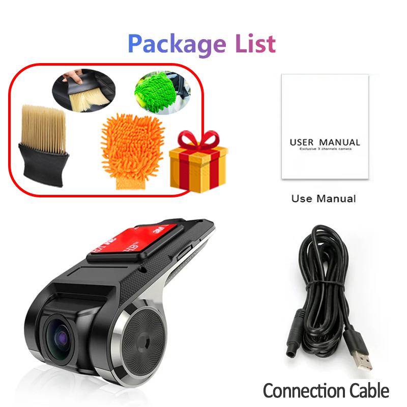 1080P Car DVR WIFI Video Recorder ADAS Android Multimedia Version Dash Cam for Cars Camera Black box USB Car accessory