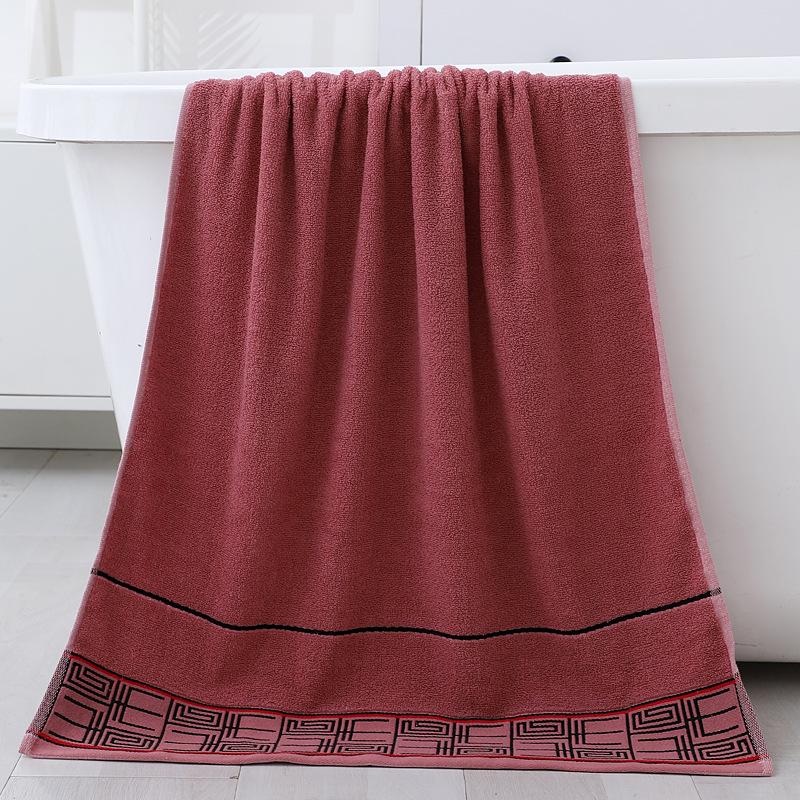 

Взрослое жаккардовое банное полотенце из пряжи двойного крашения - Толстое, как хлопок, быстросохнущее, впитывающее, из чистого хлопка для домашнего использования. 70x140 cm