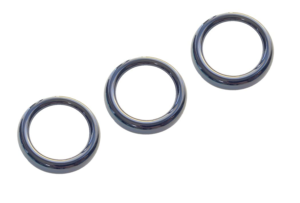 

IDT Mazda ND Roadster Carbon Air Conditioning Ring Interior Panel Bezel Air Conditioner Cover Ring Set of 3 (Carbon)