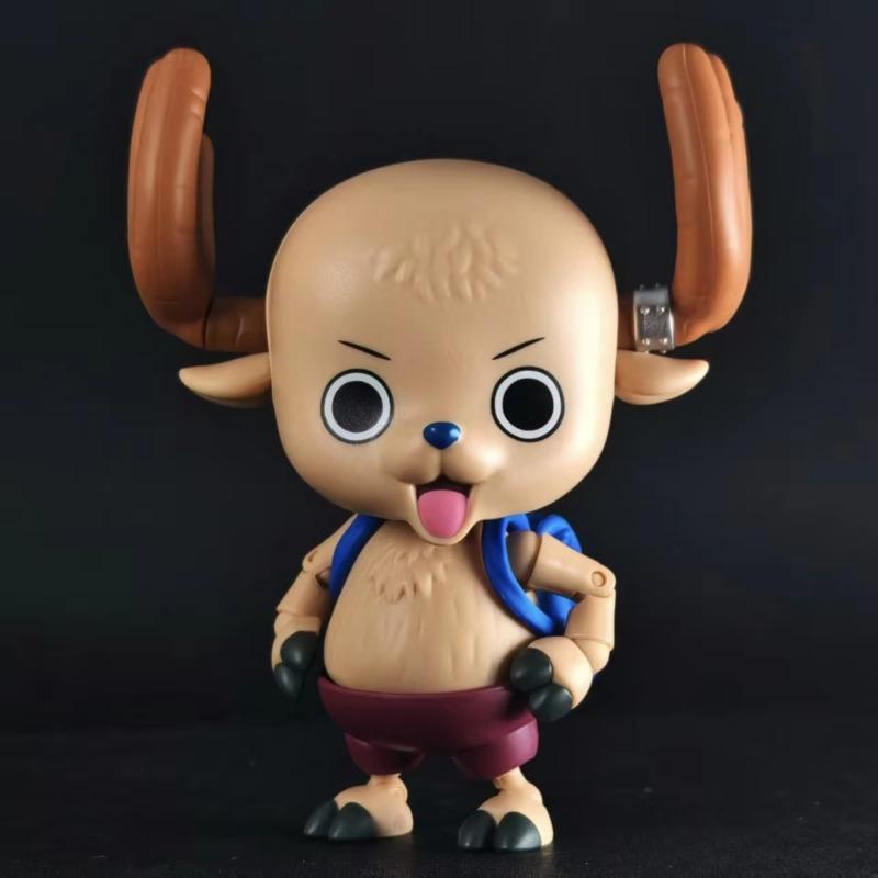 In Stock Shf Chopper Movable Figurine Drum Island Winter Hat Joba Anime Puppet Model Ornament Collection Periphery Holiday Gift