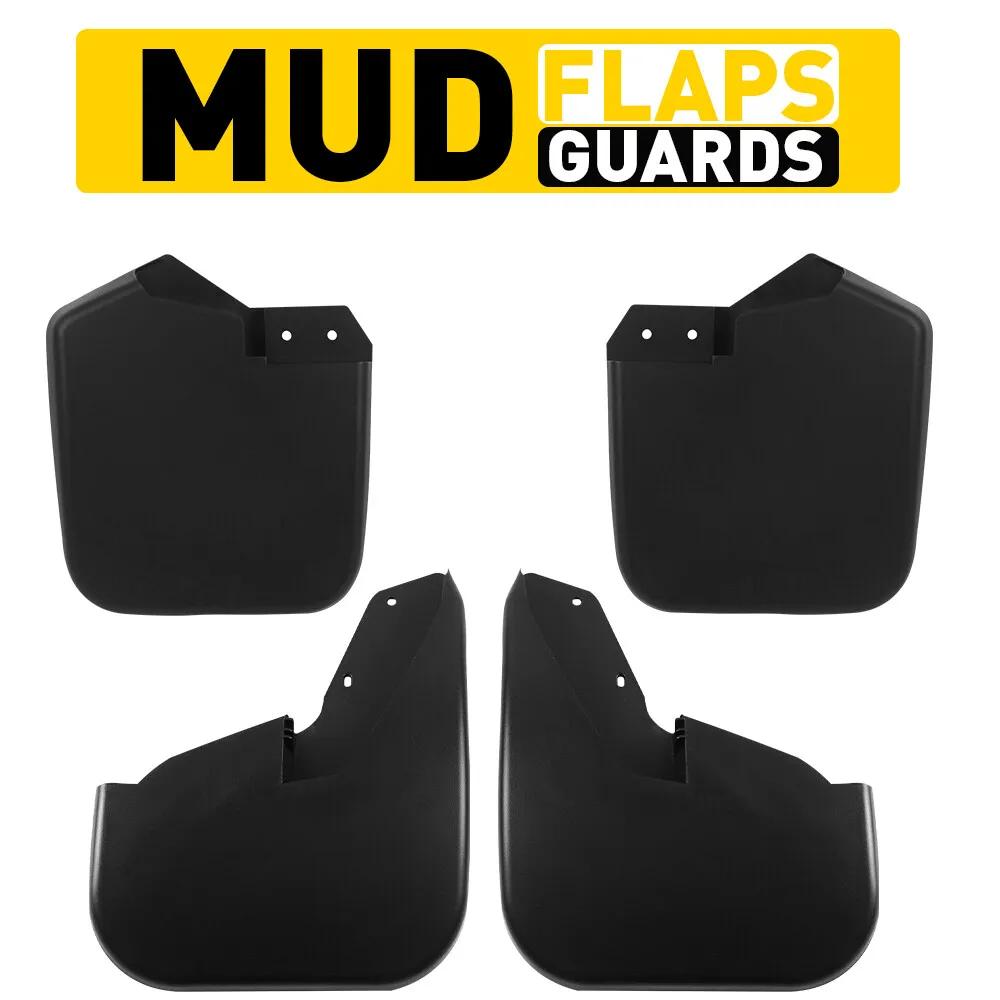 4PCS Mud Flap Splash Guards for Car Front & Rear Mudflaps Guards Set for Ford Transit Custom 2012 Onward 1915641 Car Accessories
