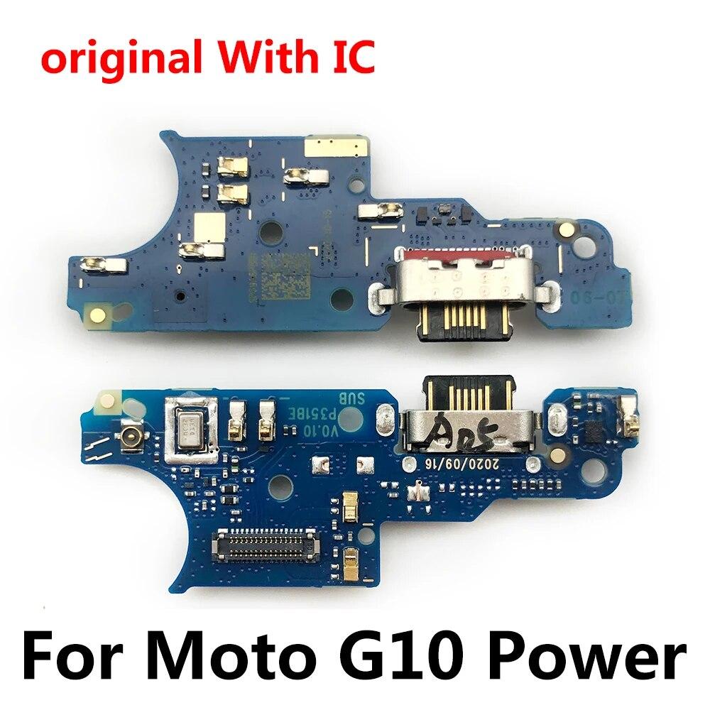 USB Charging Port Board Flex Cable Connector For Moto G9 G10 Power G Stylus Play One 5G G 5G E7 Plus One Hyper G30 G50