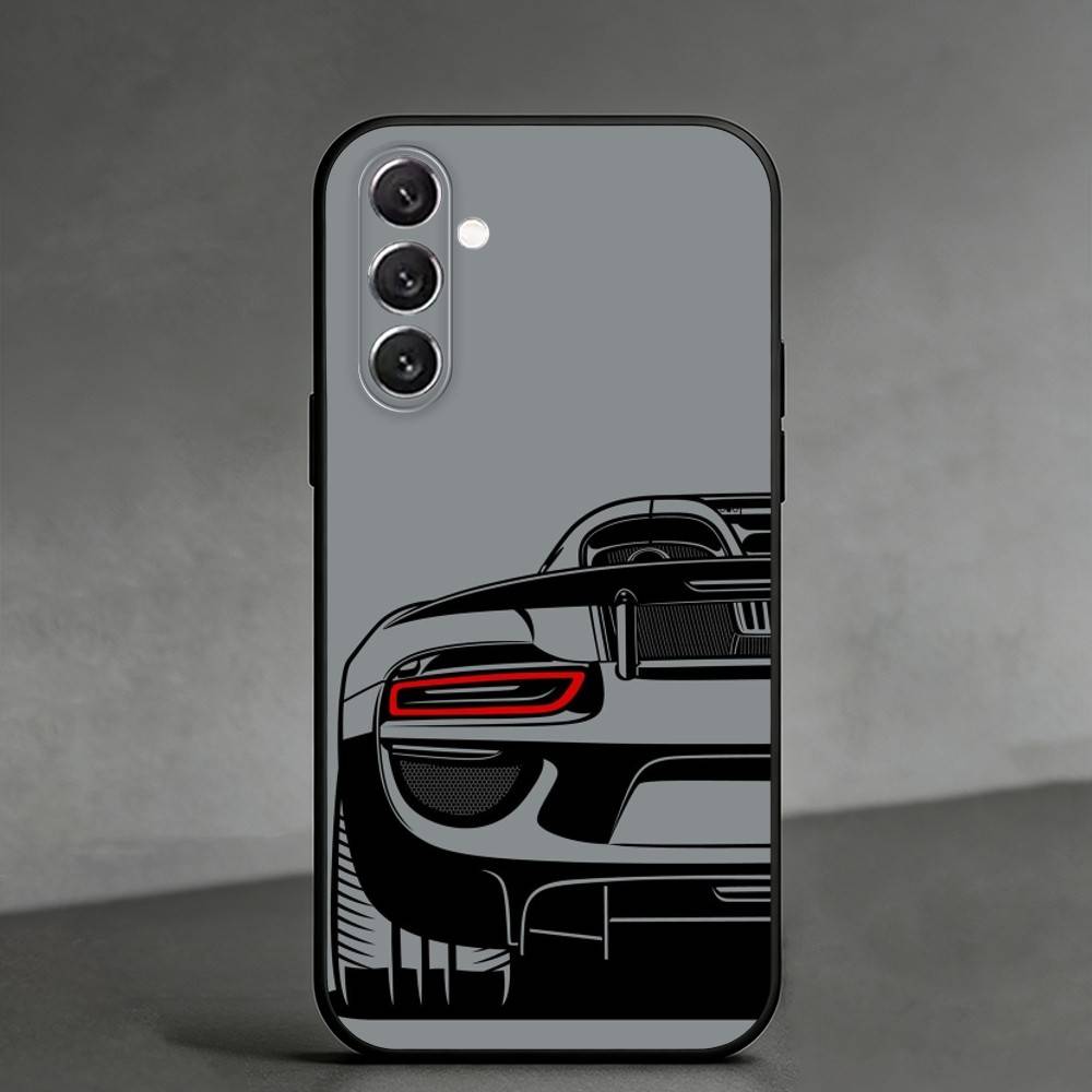 Sports drift racing car Phone Case For Samsung Galaxy A91,80,73,72 ,71,53,52,32 ,31,22,21s,20,Soft Black Case