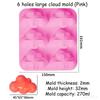 New 36 Cavity Clouds Silicone Mold Weather Shape DIY Baking Cake Chocolate Fondan Ice Cube Mold Handmade Soap Candle Decorations