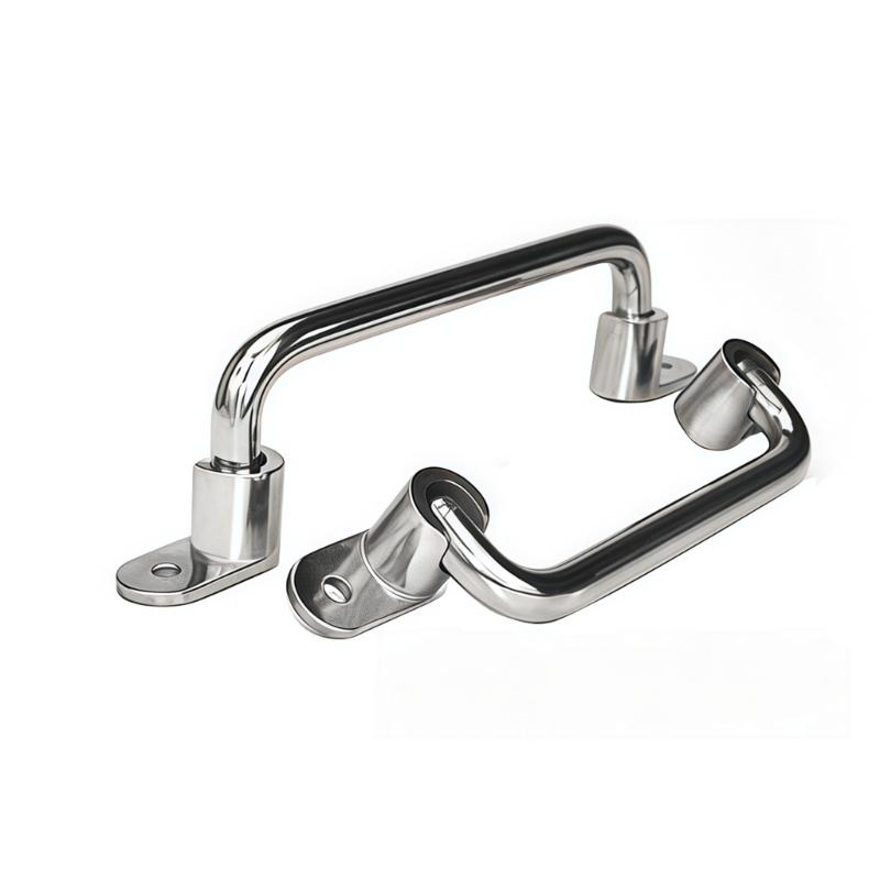 90 Degrees Folding Door Pull Stainless Steel Rustproof Cabinet Pull Handle Equipment Exterior Handle Hardware Accessory