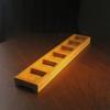 Shot Glass Cup Stand Snack Tray Wooden Barware Sushi Hand Roll Holder Rack for