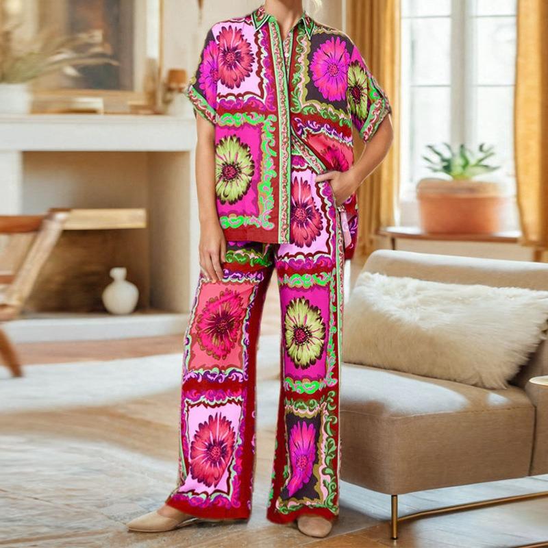 Street women's suit Printed digital high-end new trendy women's suit