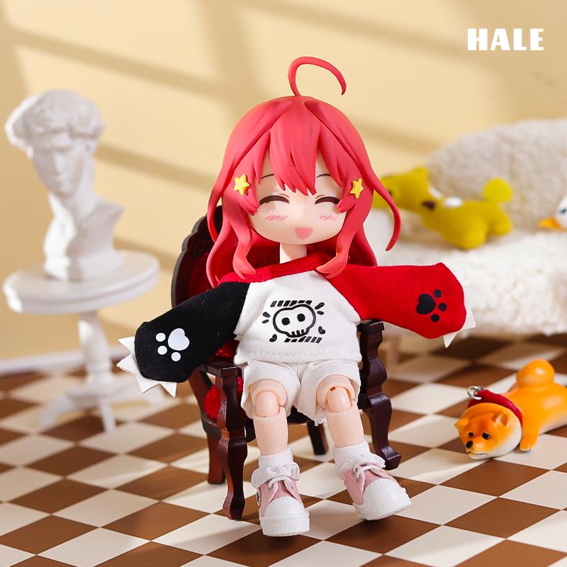 Roupas OB11 Roupas OB11 Animal top Manga longa tamanho grande Jaqueta Decoração de Roupas Molly, Corpo GSC, Roupas de Boneca BJD 1/12 Brinquedo Roupa