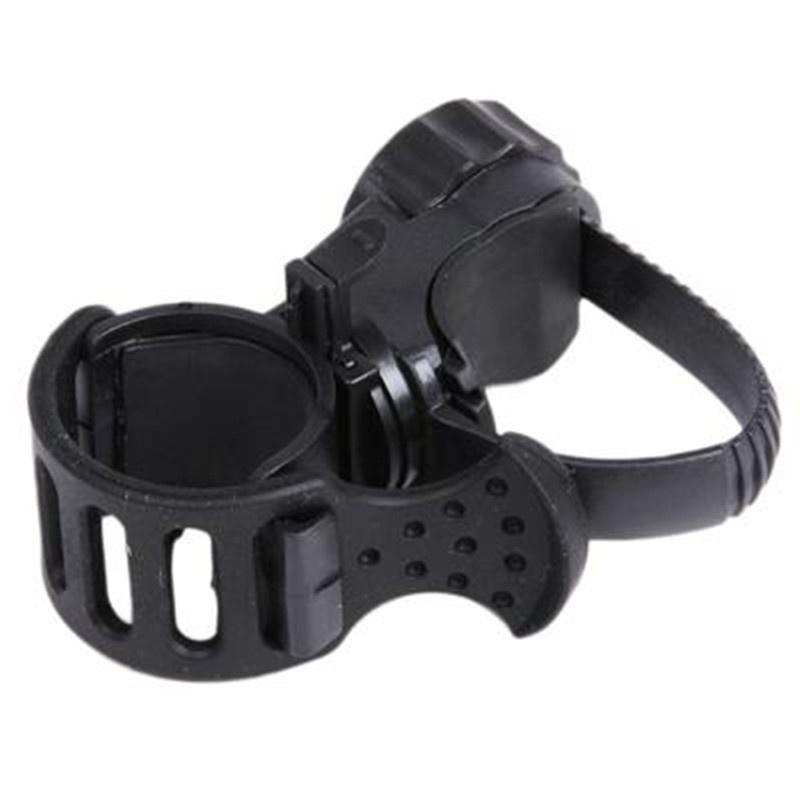 Justerbar Utendørs Sykkel Sykkel Lommelykt Lommelykt Holder Head Clip