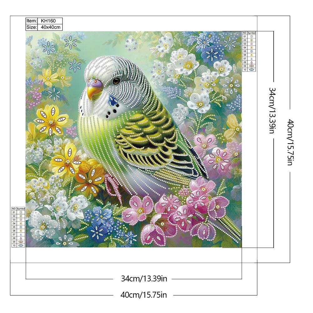 T0# 4pcs 5D DIY Partial Special Shaped Drill Diamond Painting Animal Decor 40x40