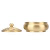 3pcs With Lid Incense Burner Holder Brass Brass Incense Burner  For Home Yoga Spa Decor