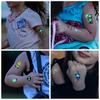 Halloween Luminous Tattoo Ghost  for Kids Fake Tattoo with Glowing In Dark Waterproof Temporary Tattoo Stickers