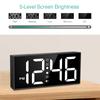 ORIA Vibrating Alarm Clock 7.5'' Large Display LED Clock Loud Alarm Clock with Bed Shaker for Heavy Sleepers Hearing Impaired