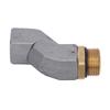 Fuel Hose Swivel Connector 360° Rotating Metal Multifunctional Fuel Hose Nozzle Swivel for Fuel Nozzle Multi Plane Fuel Plane Swivel 1 Inch