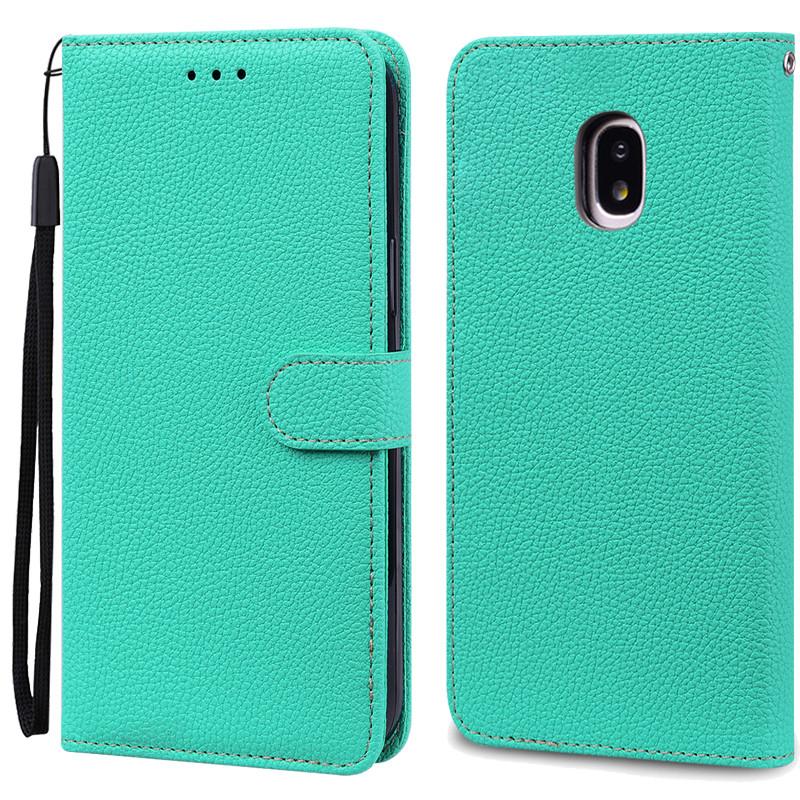 

Чехол J7 2017 для Samsung Galaxy J7 2017 Чехол Силиконовая накладка Кожаный флип-кошелек для Samsung J 7 J7 2017 Чехол SM-J730F J730F Чехол Samsung J7 2017 J730 небесно-голубой