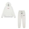 FEAR OF GOD ESSENTIALS Flocked Letter Hoodie Men Women Loose Fleece Sweatshirt Casual Streetwear