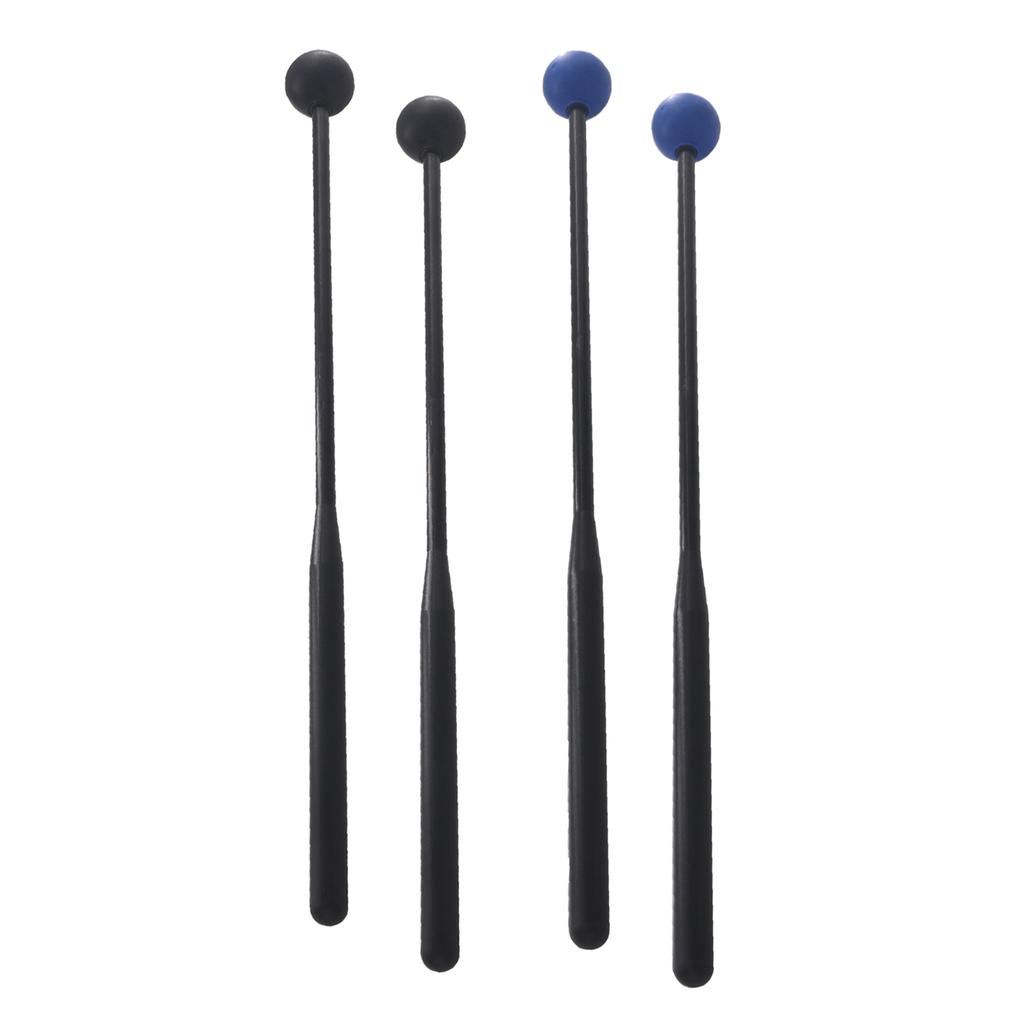 1 Pair Marimba Mallets Rubber Ball Mallet Smooth Plastic Handle Percussion Set for Beginner Percussion Marimba Playing