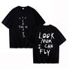New Hot Look Mom I Can Fly Printed T-shirts Women Unisex Casual Loose Round Neck Creative Personalized Y2k T-shirts