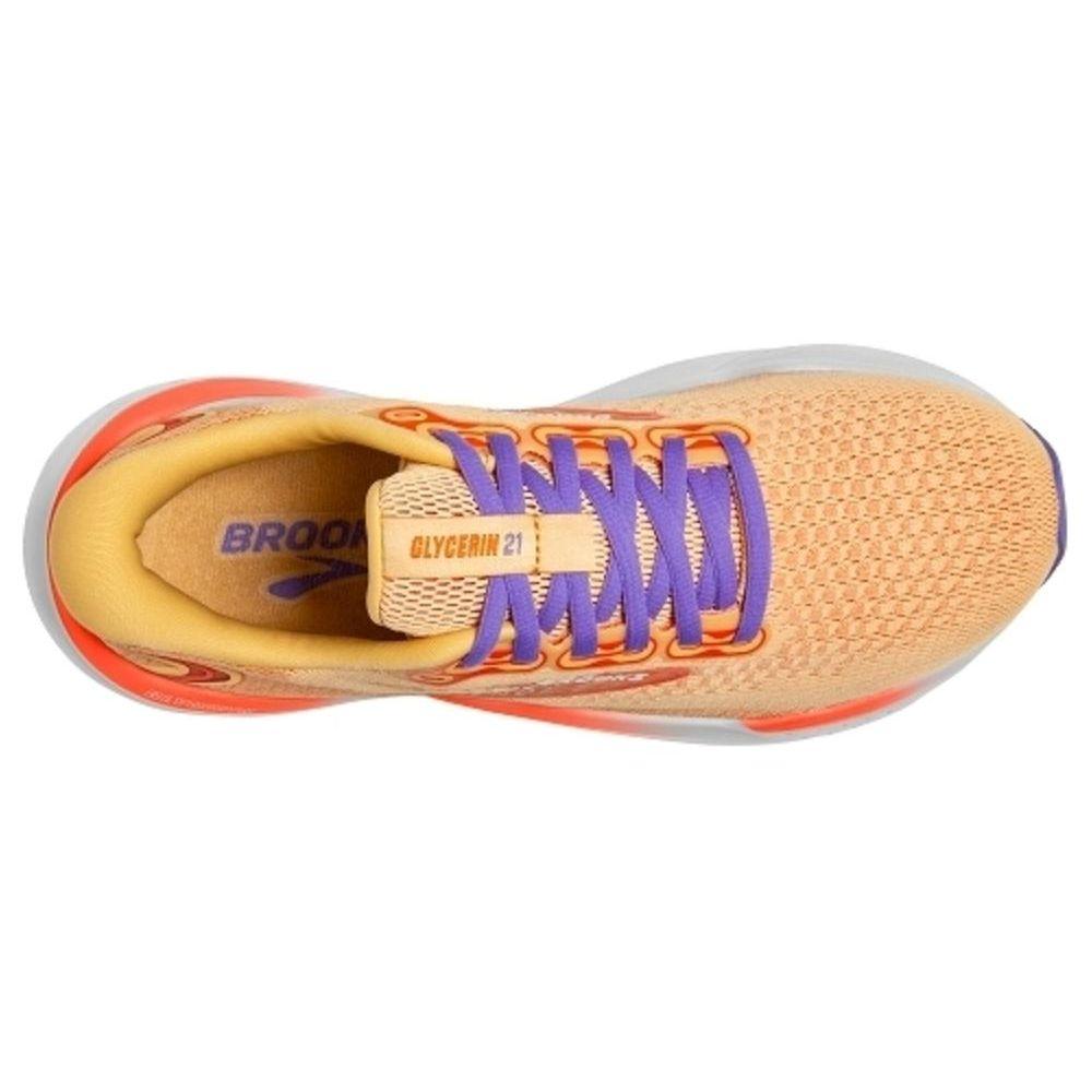 Brooks  Glycerin 21 Sunburst Purple Women Sneakers Pink Nasturtium 120408-1B-894