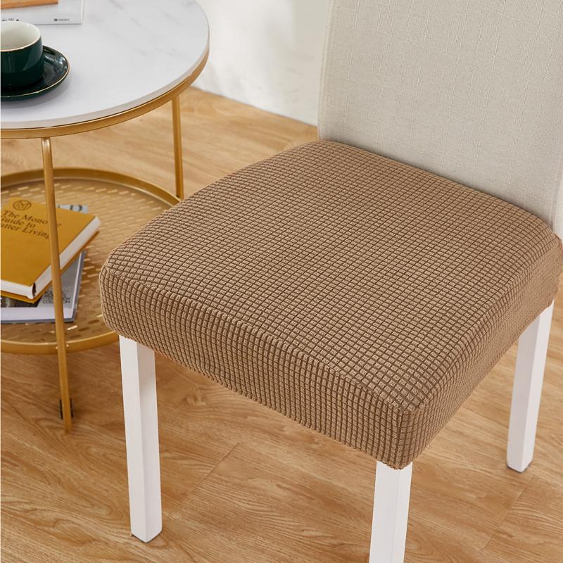 Thick Stretch Printed Dining Chair Covers Elastic Slipcover Protector For Kitchen Room Seats