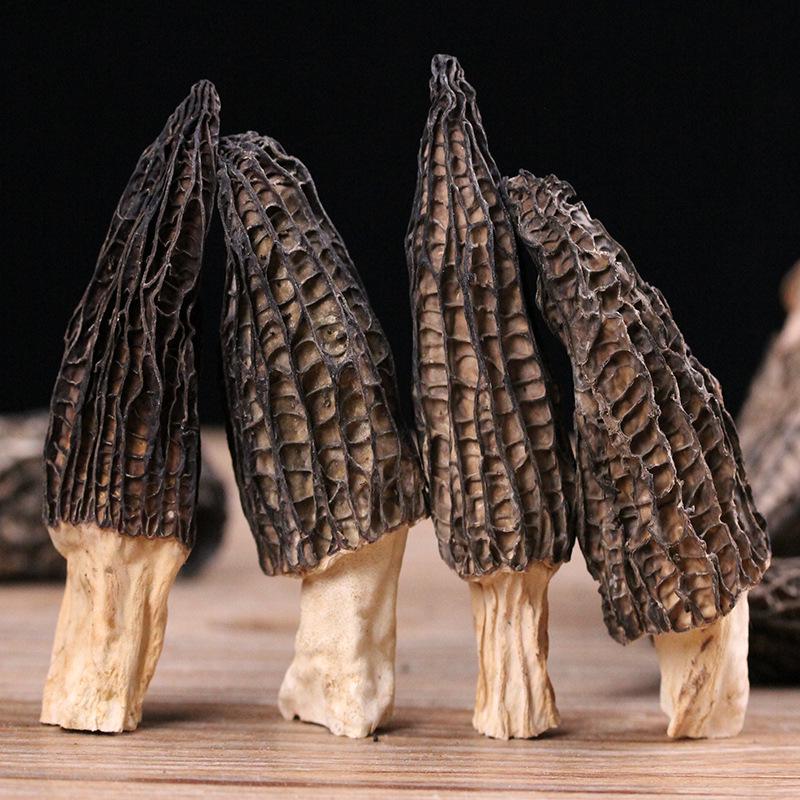Yunnan Origin First Flush Dried Morel with Cut Stems - Edible Dried Morel