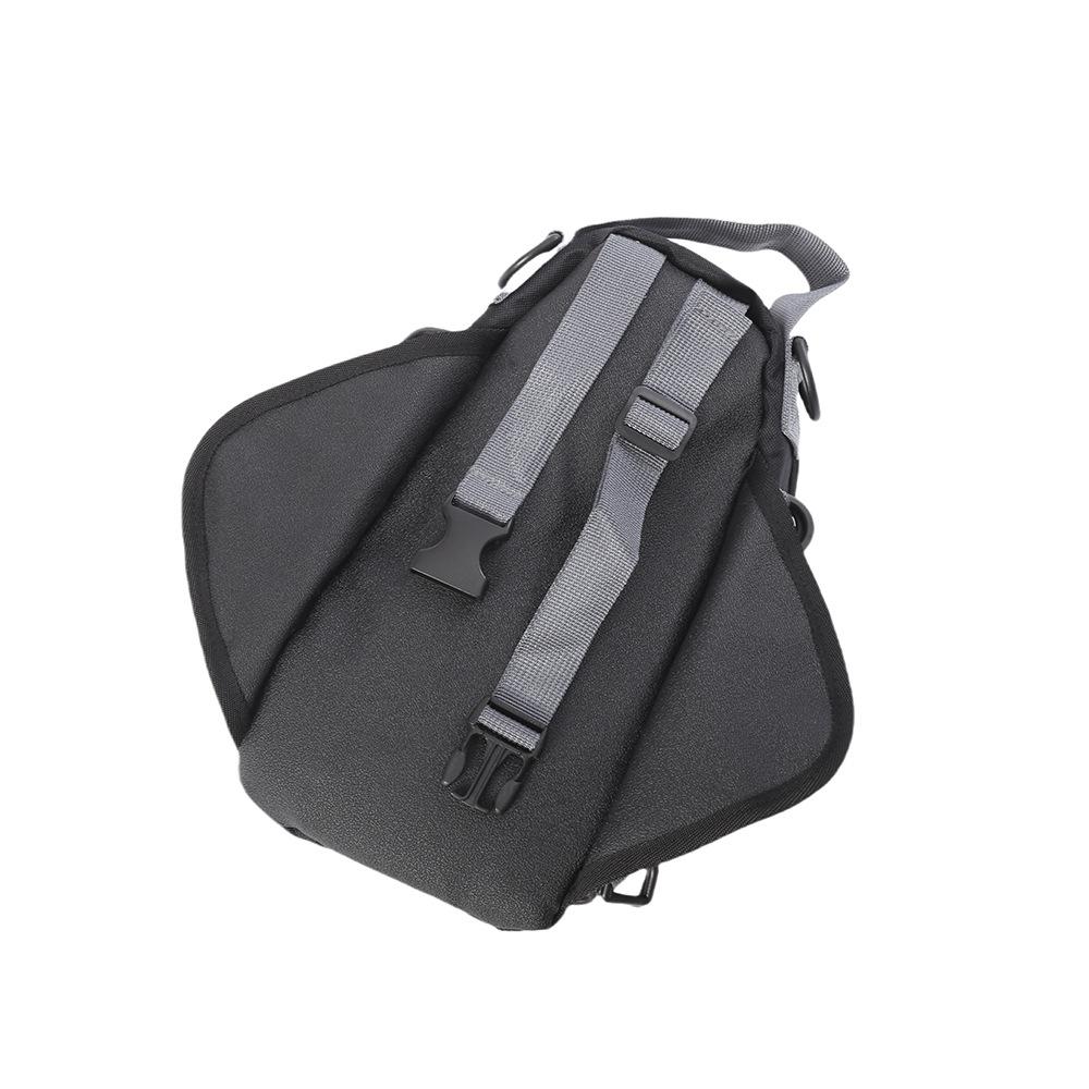 Motorcycle Tank Bag, Water Resistant with Super Strong Magnetic Gas Oil Fuel Tank Bag Black Bigger Window for Honda Yamaha