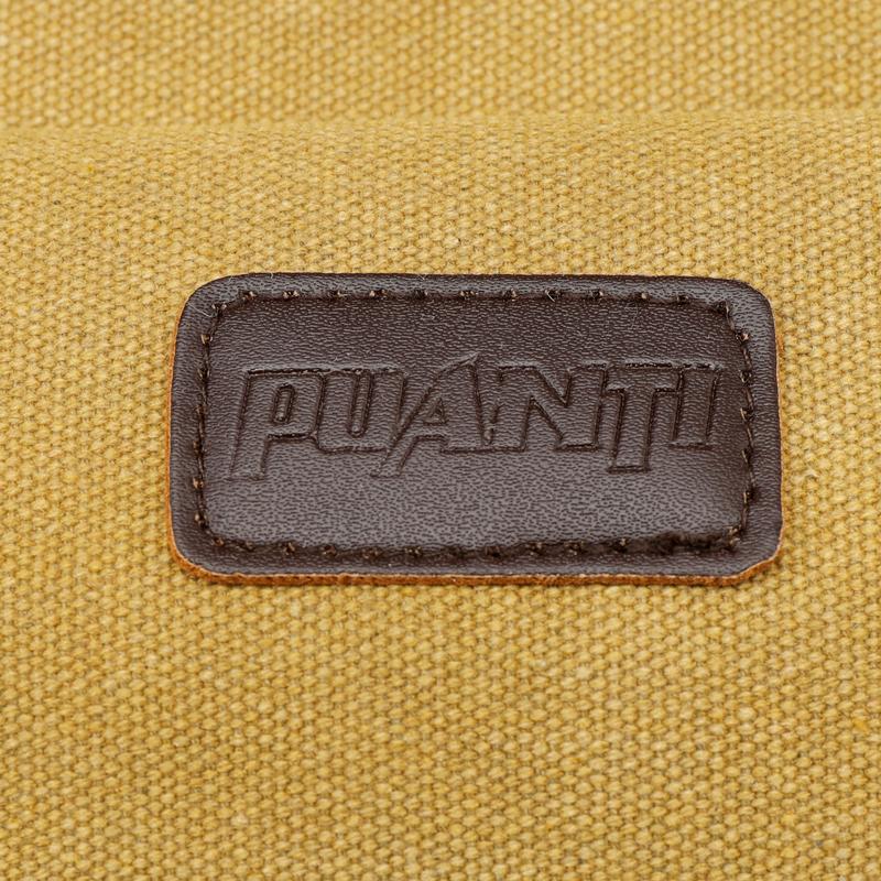 Retro Canvas Messenger Bag for Men – Oversized Crossbody Sling with Anti-Theft Pocket, Perfect for Business Trips & Hiking