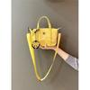 Spring and Summer Handbag Women's 2025 New Trendy High-end Texture Niche Design Casual Yellow Messenger Dumpling Bag