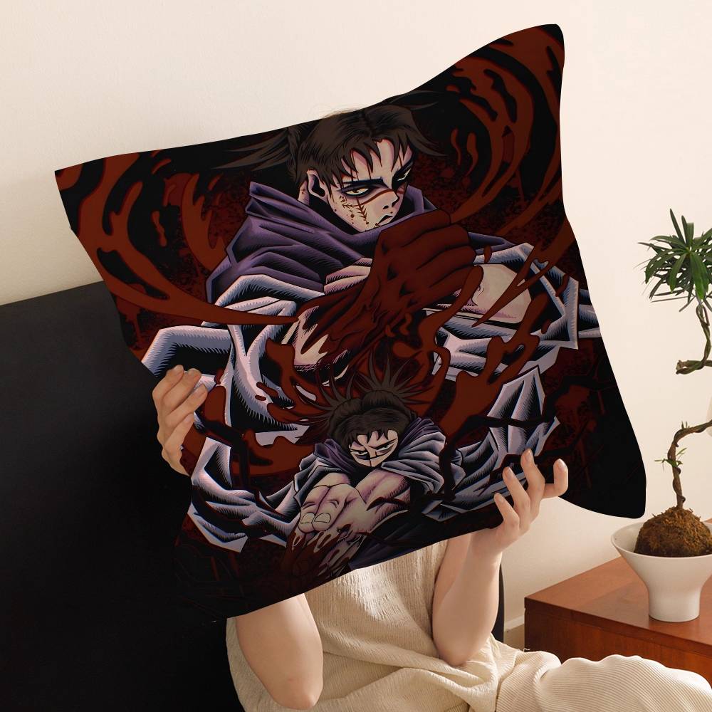 Choso J-Jujutsu K-Kaisen Anime Pillow Cushion Cover Pillowcase Living Room Sofa Home Decor Customized