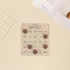 Wooden Bingo Game, Bingo Cards, Family Game, Reusable Holiday Party Activity for Adults, Football Football.