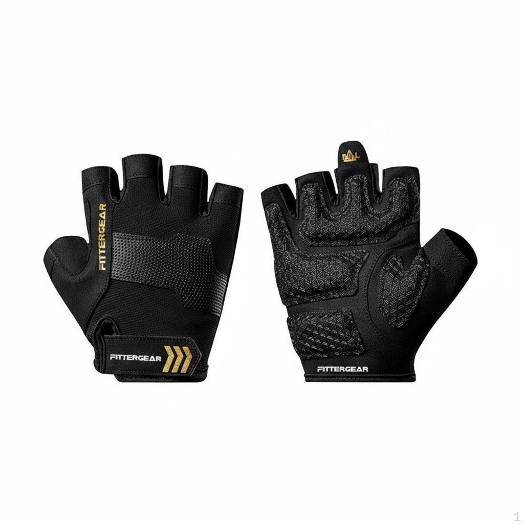 Weightlifting Gloves Sturdy Training Wrist Support Breathable for Weightlifters, Athletes,