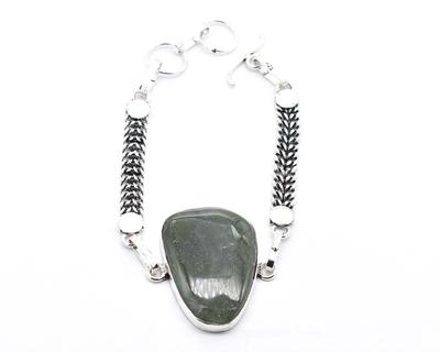 Moss Agate Gemstone Handmade Bracelet Jewelry 15 Gms BR 340