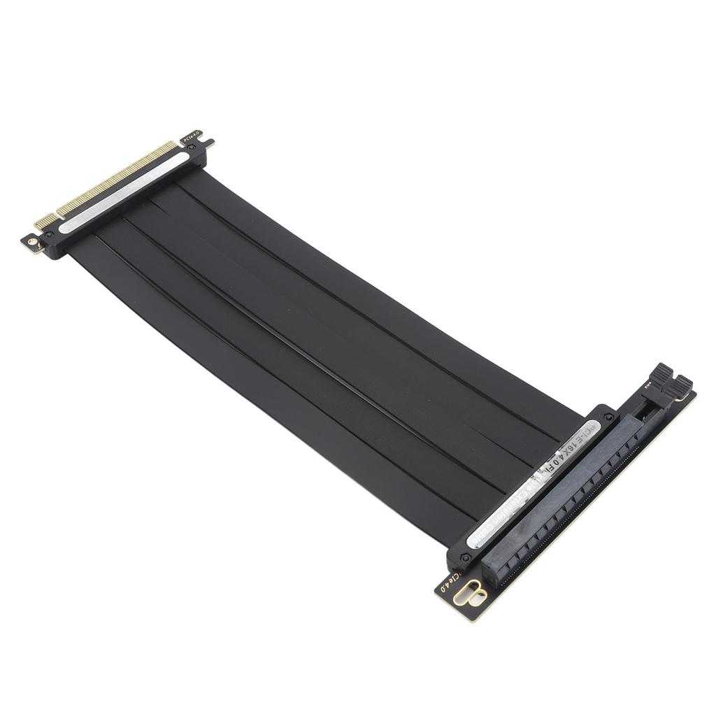 PCIE4.0 X16 Extension Cable High Speed Shielding GPU Riser Cable Flexible Right Angle for 3090ti 3090 3070ti 3070