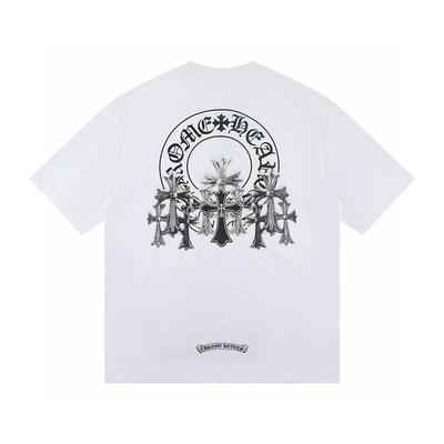 W365 2026 Summer New High Quality Cotton Round Neck Loose Large Size Men's and Women's T-shirt Couple T-shirt