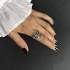 Silver Ring with Cubic Zirconia, Product Weight 5.91 G (2192039)