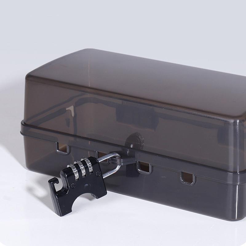 6 Outlets Plastic Cable Management Box Electrical Boxes Rain-Proof Weather Proof Plug Box Lead Cover For Protect Outlet Plug