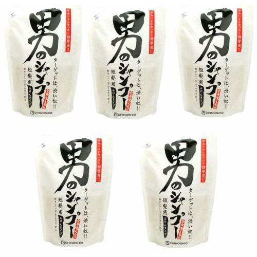 Chi No Shiosha Chino Shio Otoko Soap Shampoo Refill 250ml X 5 Pieces
