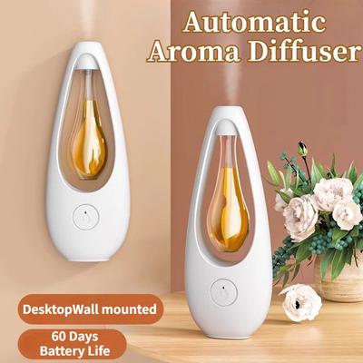 Aromaterapeutický difuzér Automatický rozprašovací přístroj na vůni Zvlhčovač esenciálního oleje Dobíjecí místnost