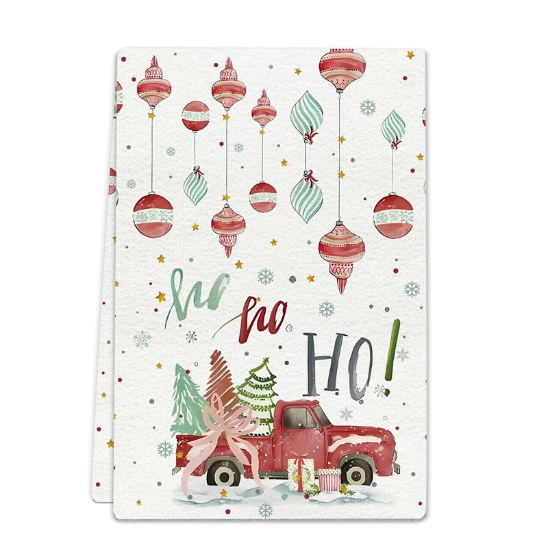 JIT Dropshipping Thanksgiving & Halloween Microfiber Kitchen Towels - Holiday Decorative Dish Towels