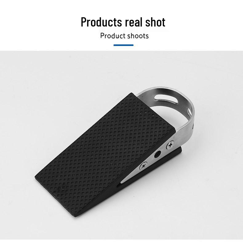 Wooden Windproof Rubber Door Stop & Bumper Holder