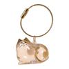 Cute Flocking Keychain Animals Cartoon Cats Bag Hanging Decoration Pendant Resin Dolls Pendant