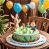 20 Pcs Ball Cake Topper Decorations Mini Balloons Cake Topper Sticks Light Green Balls  Cake Decorations for Wedding Birthday