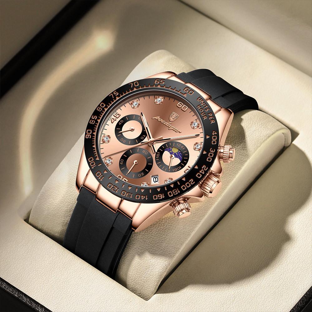 Men'S Watches, Multifunctional Watches For Boys, Silicone Watches