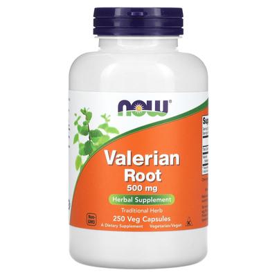 NOW Foods, Valerian Root, 500 Mg, 250 Veggie Capsules