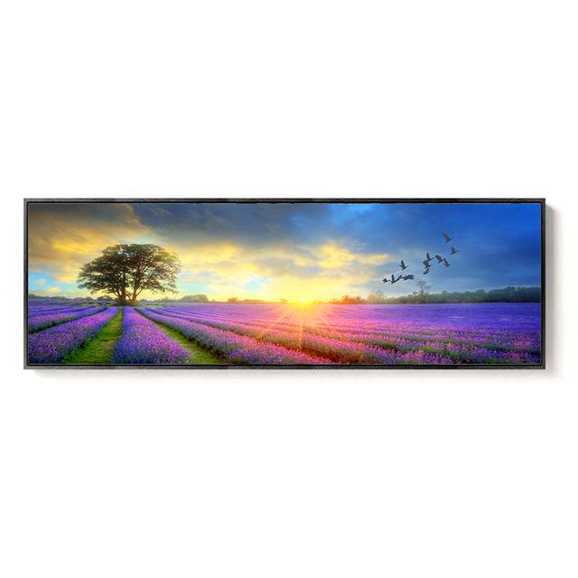 Beautiful Swan Lake Scenery White Swan Wild Horse Living Room Decoration Painting Modern Landscape Painting Sofa Bedroom Bedside