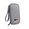 Car Emblem Storage Bag Protable Key Drive Earphone USB EWDGFH6 Card Pouch For Toyota RAV4 Corolla Yaris Aygo Prius CHR Camry Auris Prado