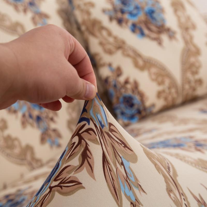 Stretch Stripes Sofa Slipcover Elastic Sofa Cover for Living Room Non Slip Furniture Protector for Pets Soft with Elastic Bottom