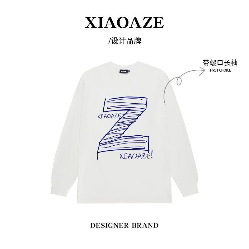 Cotton Long Sleeve T Shirt Men Women Oversize Couple Casual Tee Fall