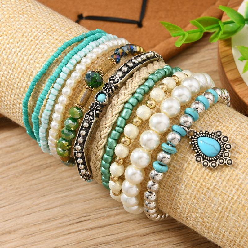 

Браслеты, браслеты из натурального жемчуга для мужчин и женщин разноцветный